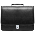 McKlein USA River North 15" Leather Triple Compartment Laptop Briefcase