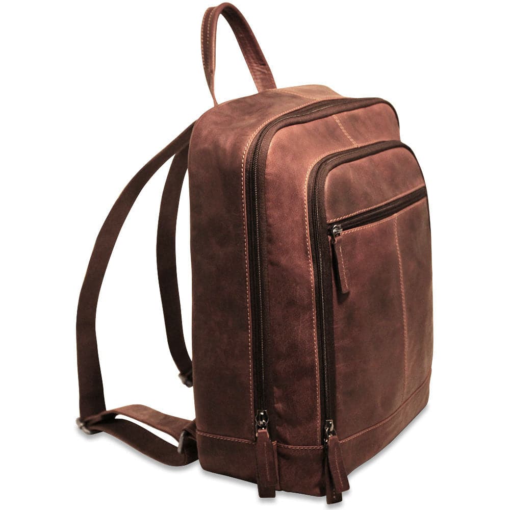 Jack Georges Voyager Professional Leather Laptop Backpack