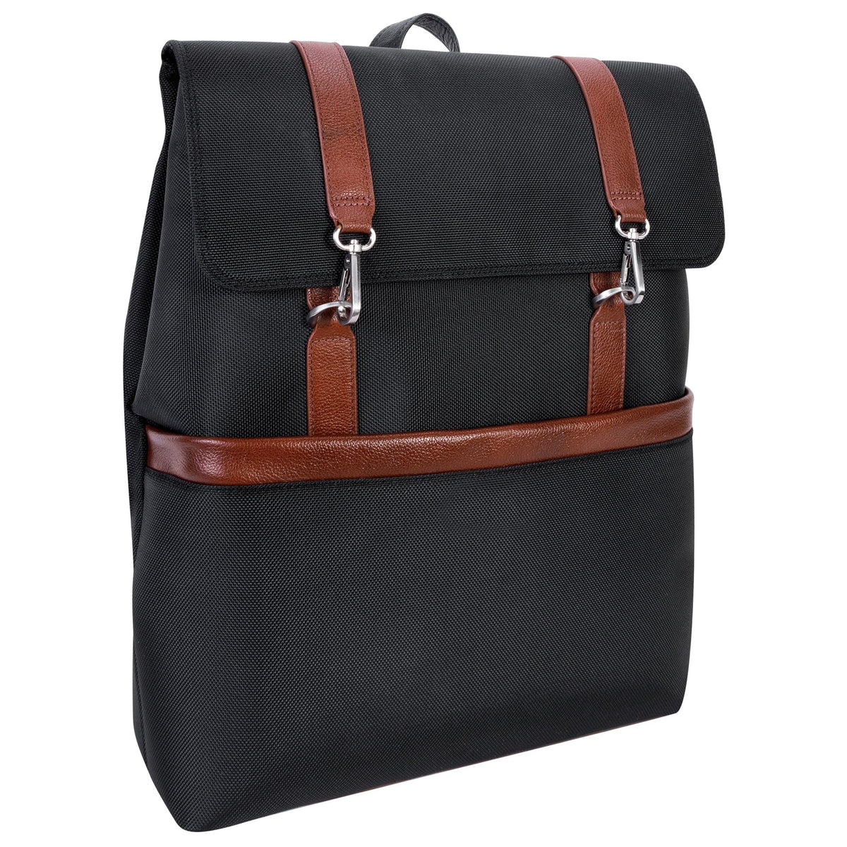 McKlein U Series Element 17" Two-Tone Flap-Over Laptop and Tablet Nylon Backpack