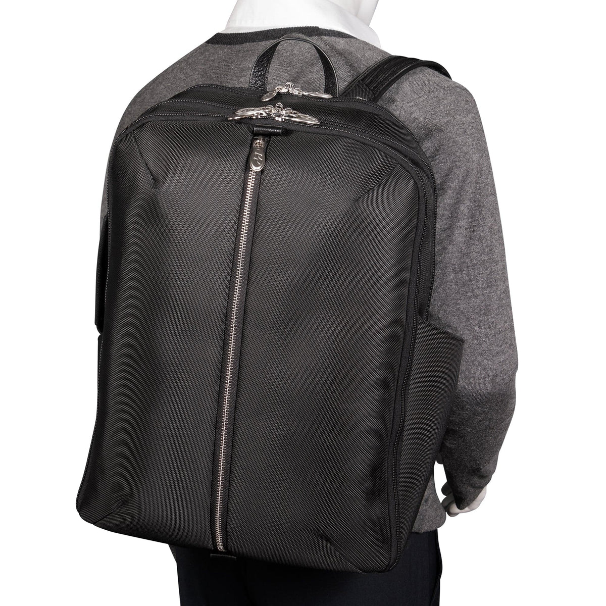 McKlein U Series Englewood 17" Triple Compartment Carry-All Laptop and Tablet Weekend Nylon Backpack