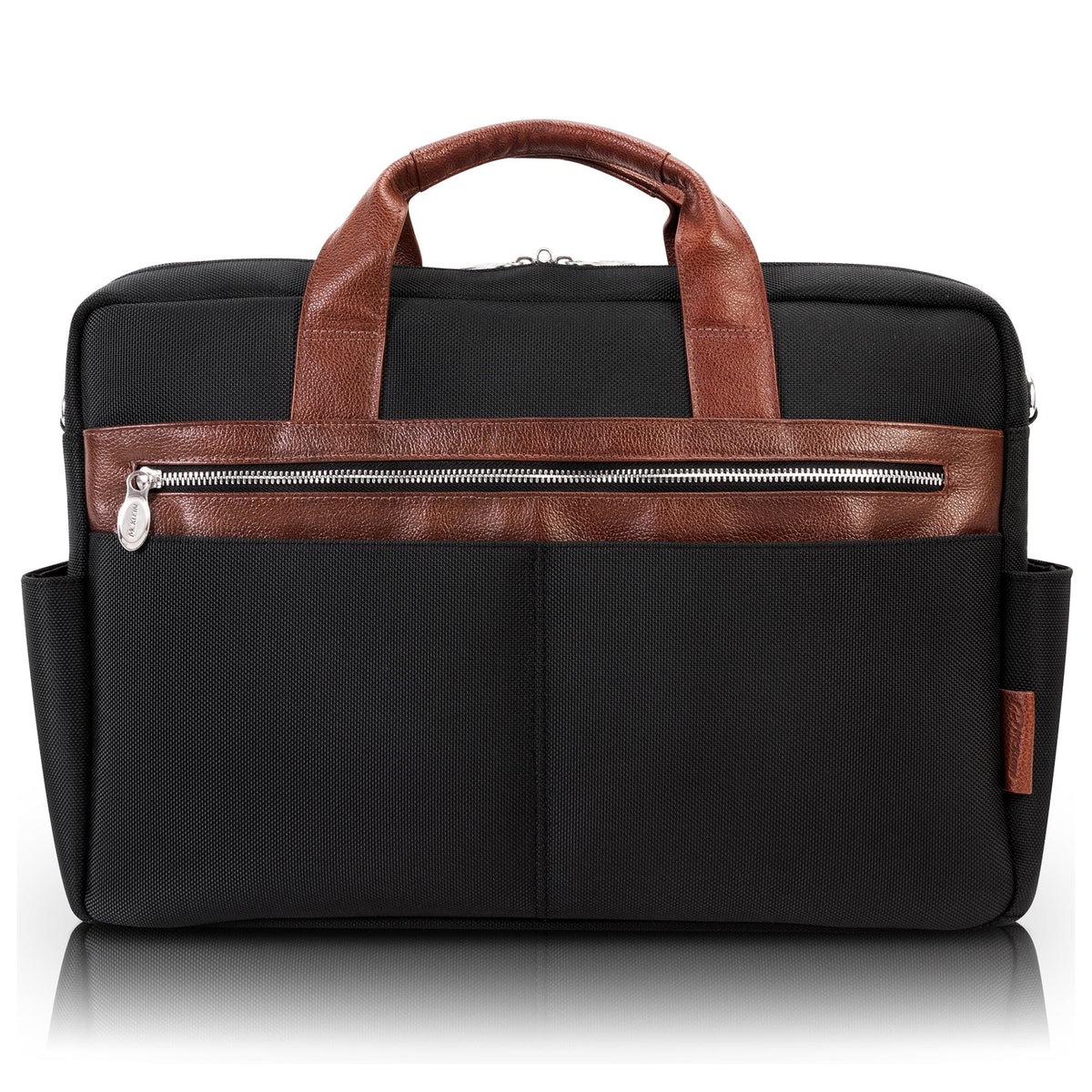 McKlein U Series Southport 17" Two-Tone Dual-Compartment Laptop and Tablet Nylon Briefcase