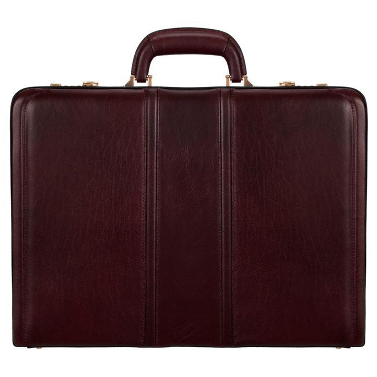 McKlein USA Daley 3.5" Leather Attache Briefcase