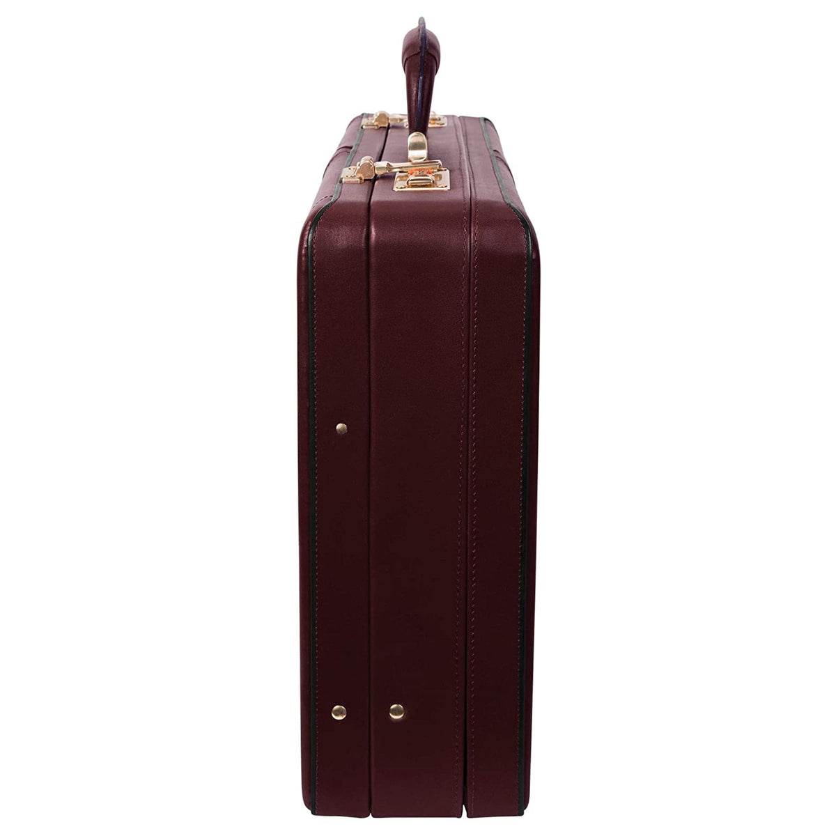 McKlein USA Harper 4.5" Leather  Expandable Attache Briefcase