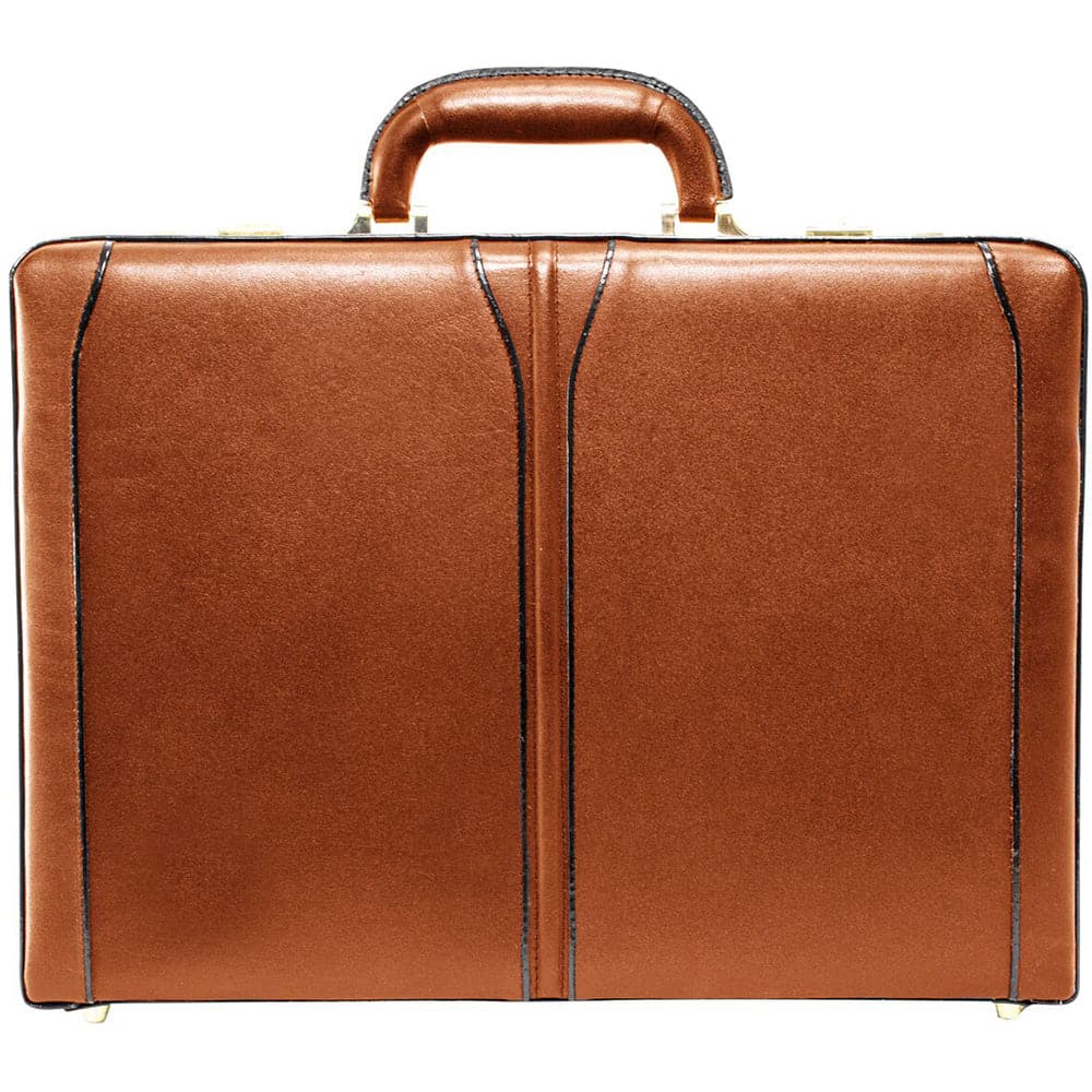 McKlein USA Turner 4.5" Leather Expandable Attache Briefcase