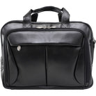 McKlein USA Pearson 17" Leather Expandable Double Compartment Laptop Briefcase