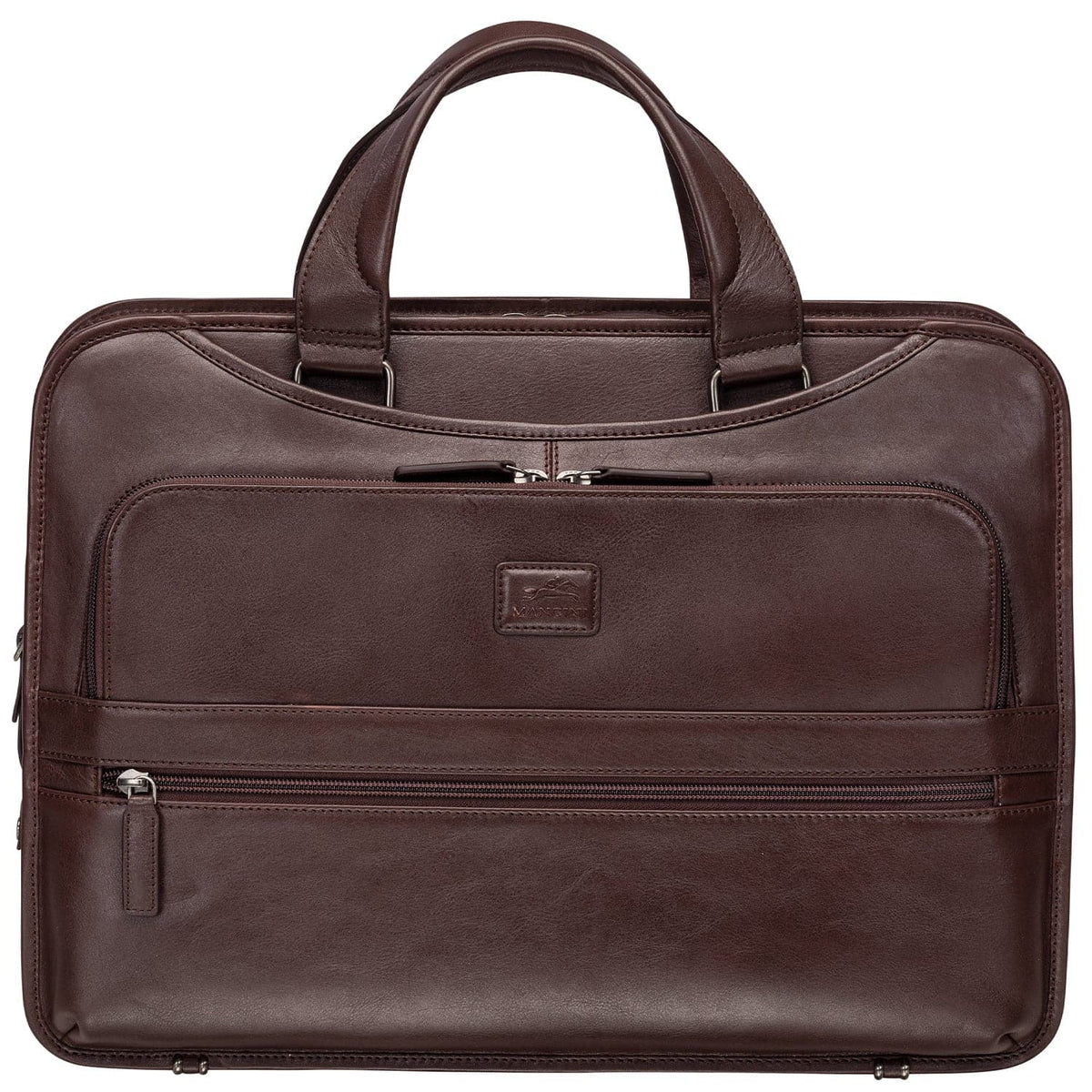 Mancini Milan Triple Compartment Briefcase for 15.6” Laptop / Tablet