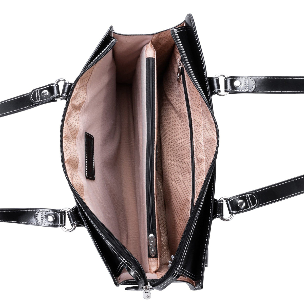 McKlein W Series Joliet 15.4" Leather Laptop Shoulder Tote Bag