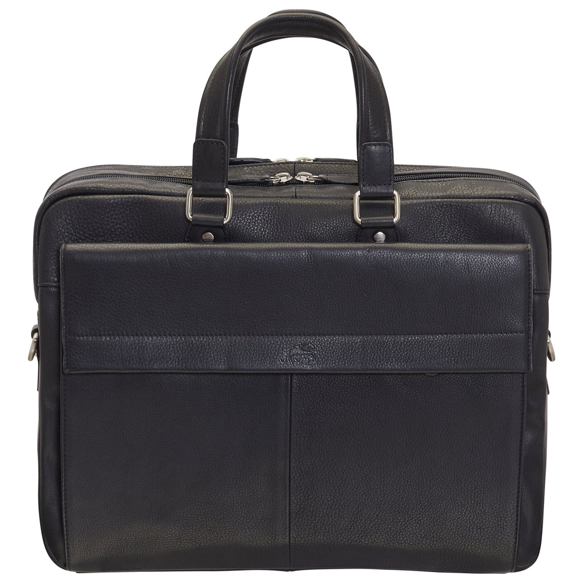 Mancini Colombian Double Compartment Briefcase for 16.25” Laptop and Tablet