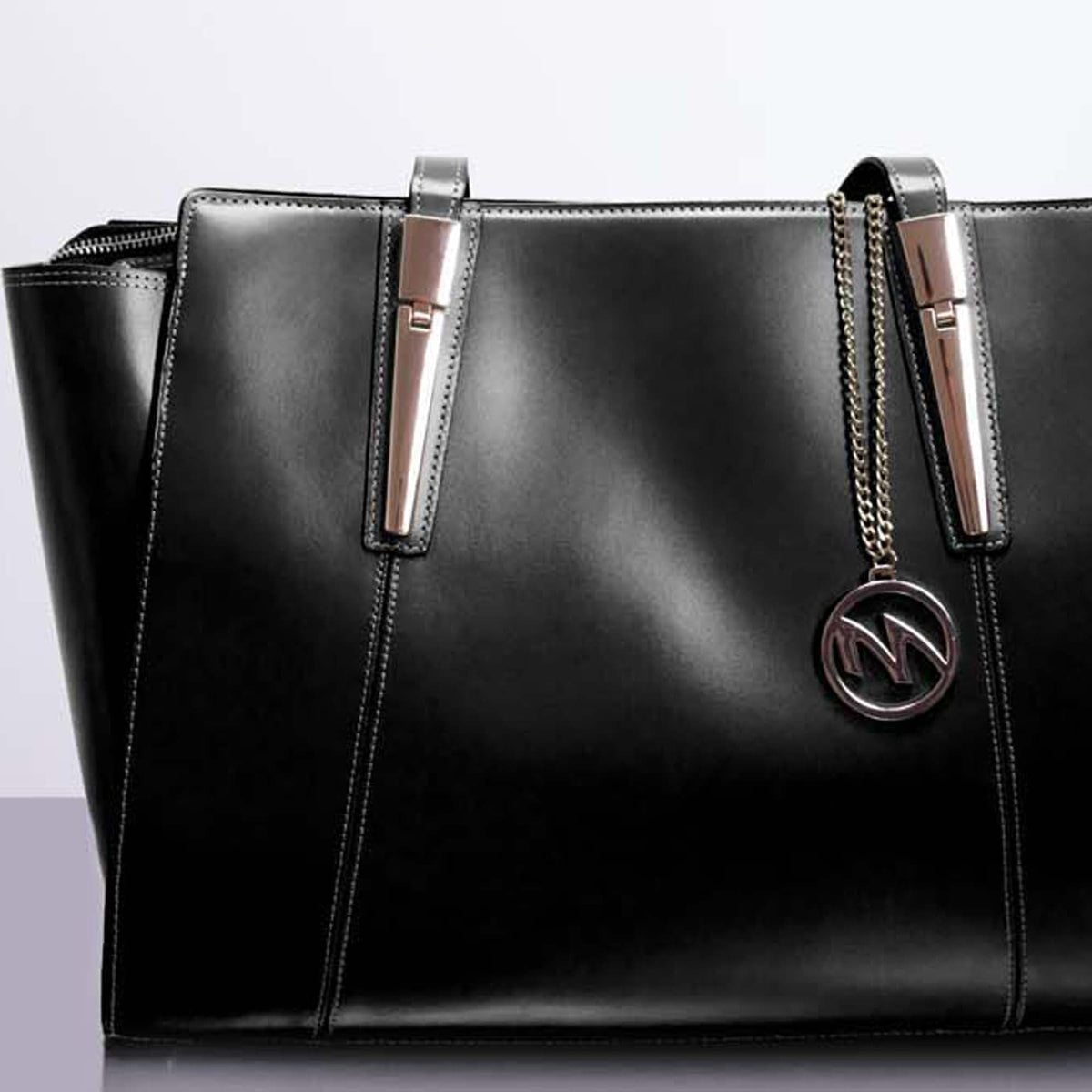 McKlein USA Aldora Leather Ladies Tote Bag with Tablet Pocket