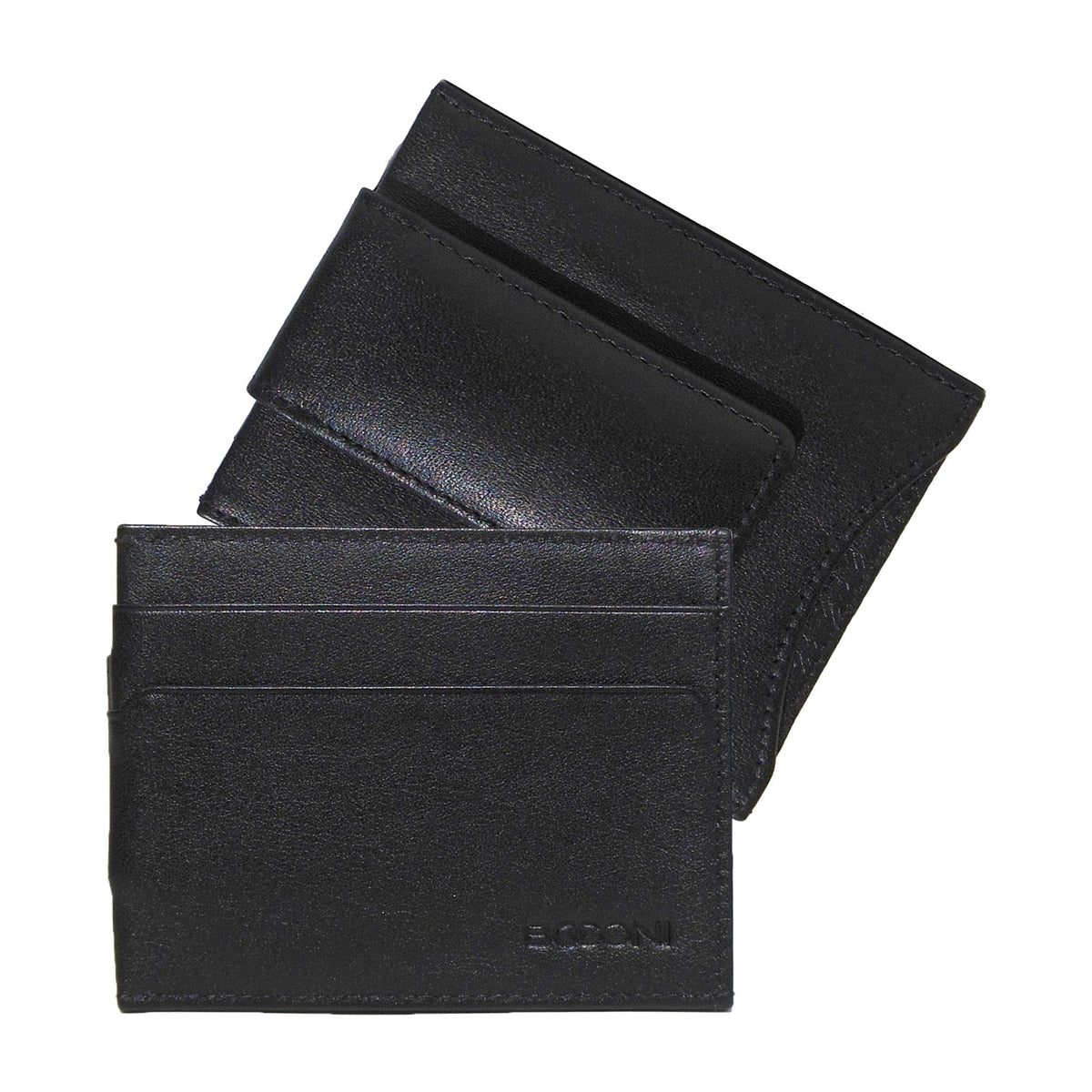 Boconi Grant Nappa RFID Mag Money Clip CC