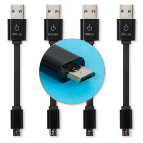 The Charge Hub Cable Linx Value Pack of 4 Micro to USB Charge Cables