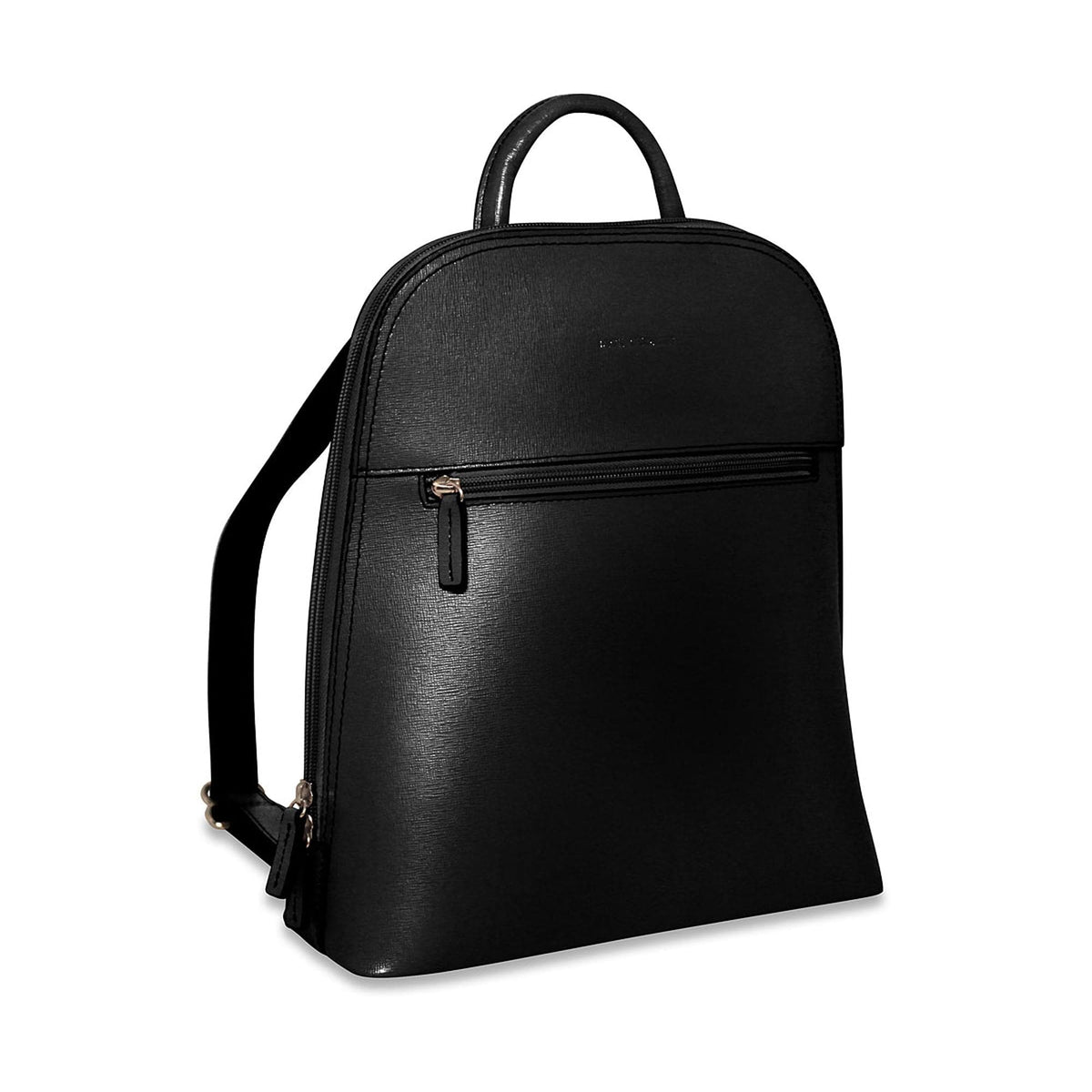 Jack Georges Leather Mini Backpack - Black Jack Georges Voyager Small Backpack – bagdUp main image 2