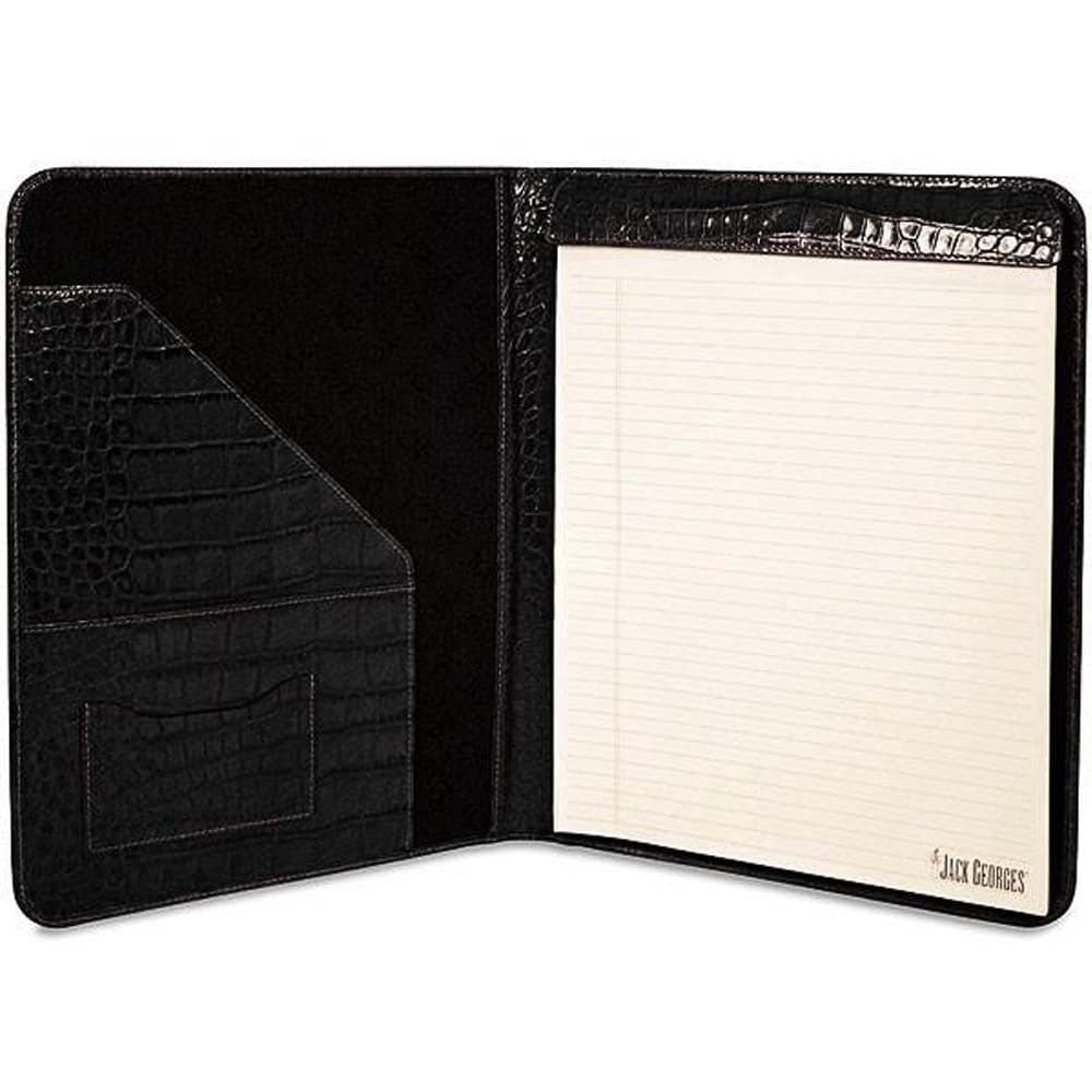 Jack Georges Croco Letter Size Writing Pad