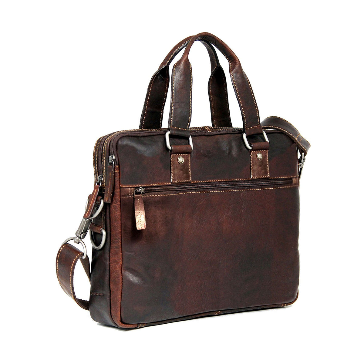 Jack Georges Voyager Professional Zippered Briefcase Bag
