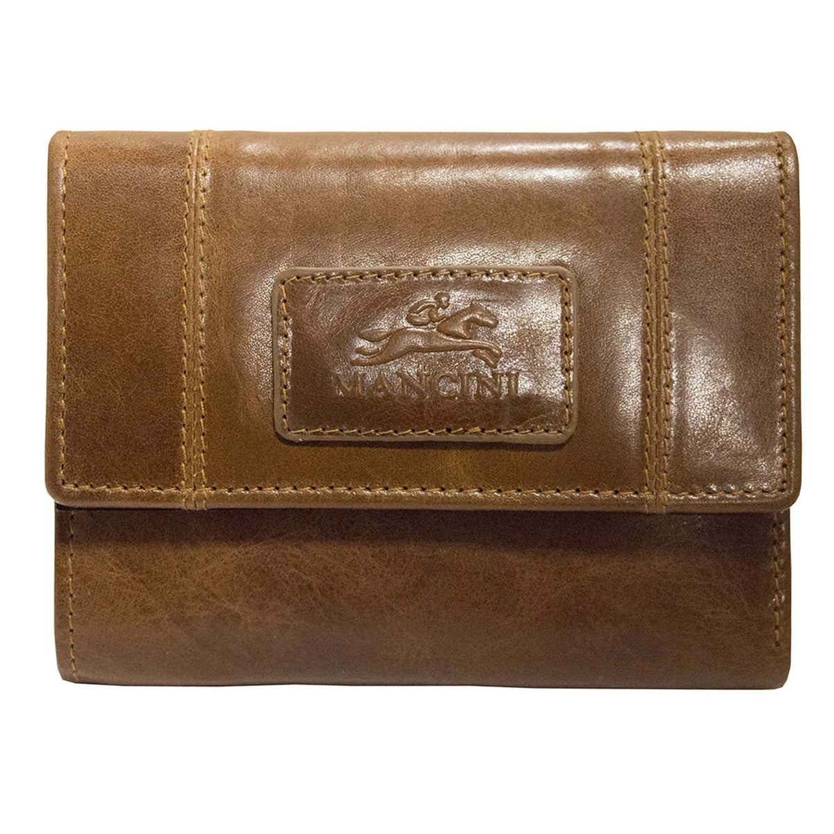 Mancini Casablanca Ladie's RFID Secure Small Clutch Wallet