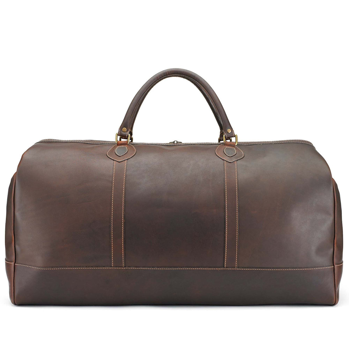 Tusting Travel Medium Leather Weekender Luggage